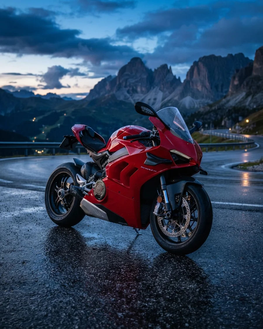 Beispielbild der Themenwelt Motorräder für den Stil Nach deinem Wunsch: ein nach Kundenwunsch gestaltetes Bild, Hintergrund, Licht und Farben frei bestimmt